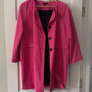Elegant Pink Trench Coat